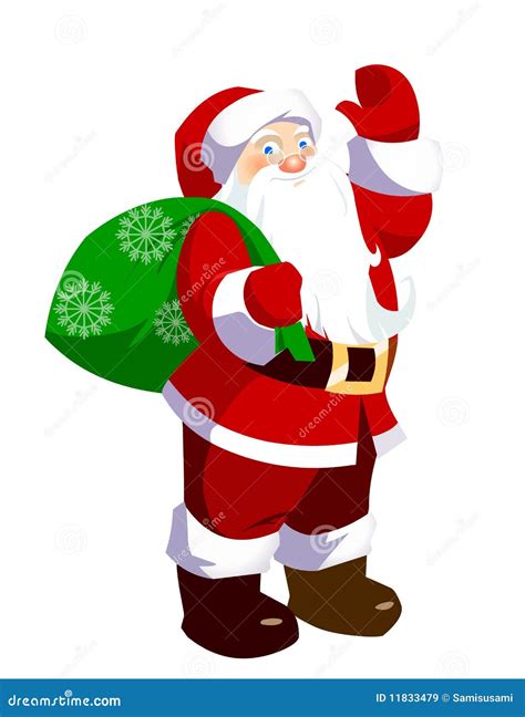 Santa Claus Stock Vector Illustration Of Excited Bright