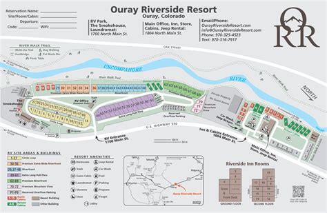 Resort Map and Policies @ Ouray Riverside Resort