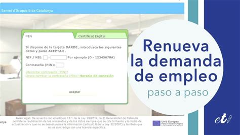 Solicitar Tarjeta Demanda De Empleo Online Sepecam