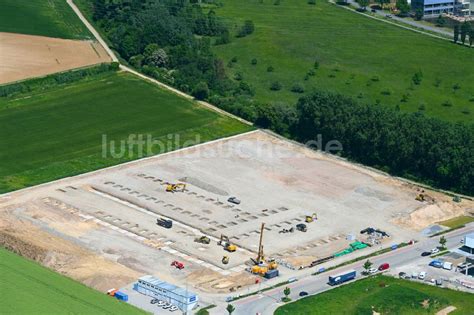 Bensheim Von Oben Baustelle Zum Neubau Eines Forschungs Geb Udes Und