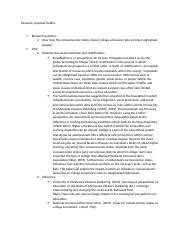 Research Proposal Notes Docx Research Proposal Outline Research