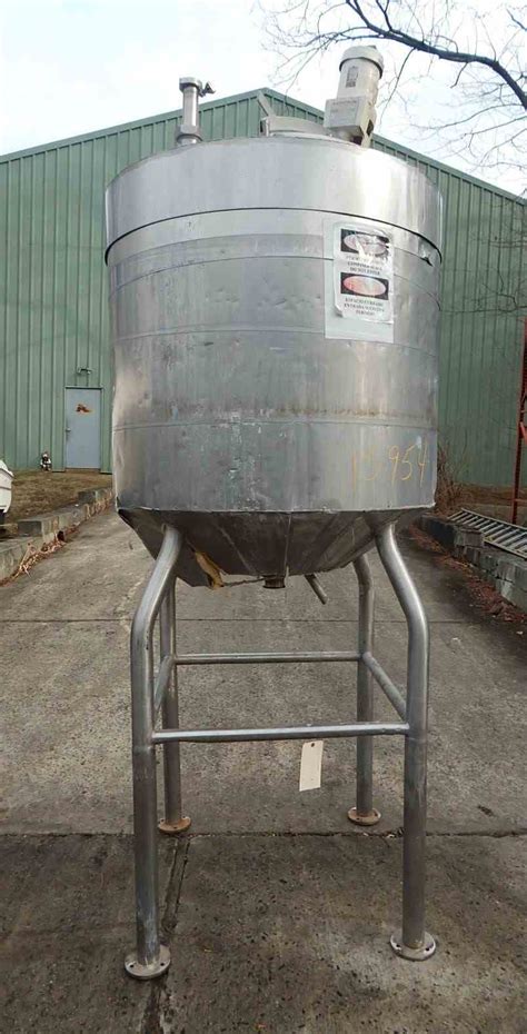 Gal Ss Jacketed Mix Tank New Used And Surplus Equipment