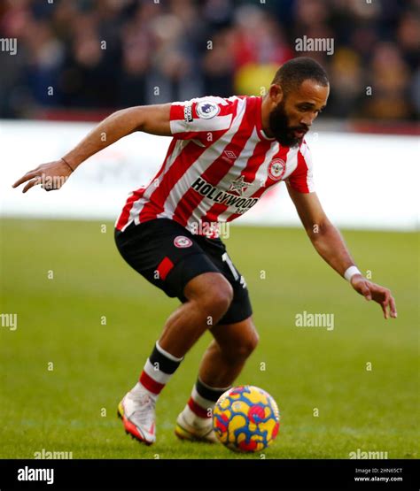 London England FEBRUARY 12 Bryan Mbeumo Of Brentford During Premier