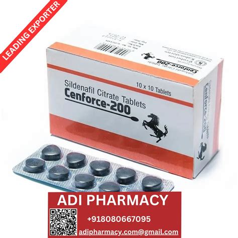 Sildenafil Citrate 200mg Tablet At Rs 240 Stripe Cenforce In Nagpur