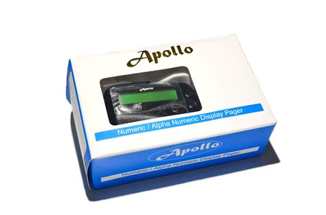 Apollo 202 1 Way Numeric Pager Brand New With Monthly Prepaid Servic