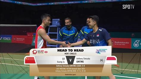 Bwf Ms Round Of Super Ketat Ginting Dikalahkan Dramatis H L