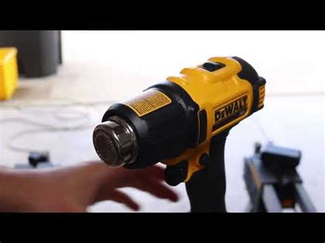 Dewalt Dce N Xj Cordless Hot Air Gun V Base Black Yellow Youtube