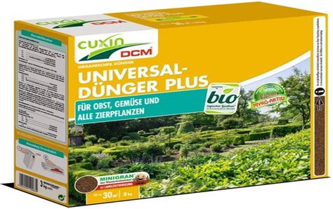 Cuxin DCM Universaldünger 3 kg Amazon de Garten