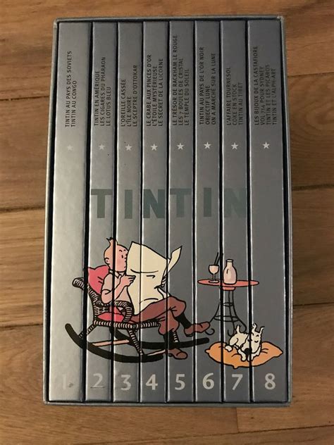 Tintin Coffret Intégrale en 8 volumes Les aventures de Catawiki