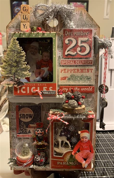 Tim Holtz Christmas Christmas Vignettes Vintage Christmas Crafts