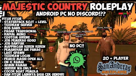 REVIEW SERVER GTA SAMP ANDROID PC TANPA DISCORD COCOK BUAT PEMULA