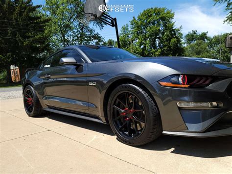 2019 Ford Mustang With 19x95 40 Ferrada Fr2 And 28535r19 Michelin