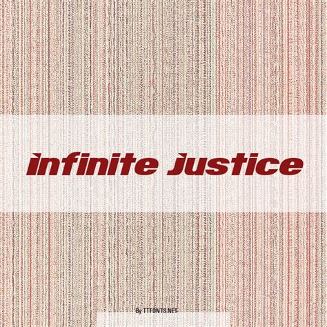 Infinite Justice Regular Truetype Font