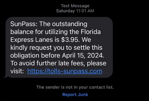 That Text Message About Your Unpaid Tolls May Be A Scam