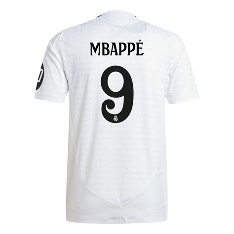 Herren Mbappé Authentic Heimtrikot 2425 Weiß Real Madrid Online Shop