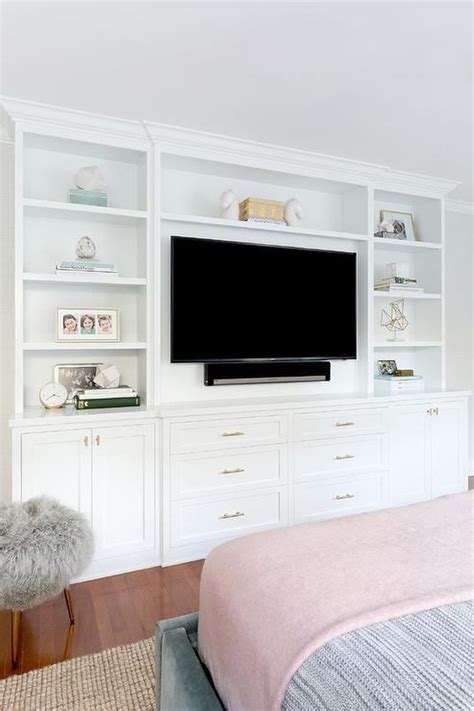 32 Inspiring Bedroom Tv Wall Design Ideas Bedroom Wall Units Bedroom Tv Wall Bedroom Built Ins