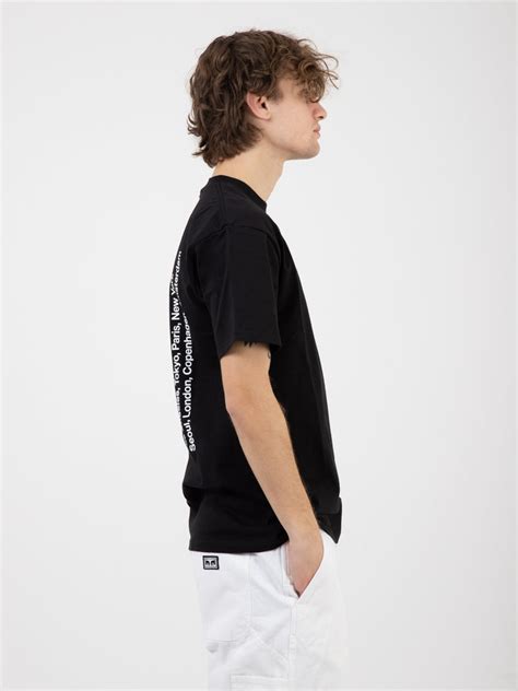 Obey T Shirts Obey Half Face Icon Black Stimm