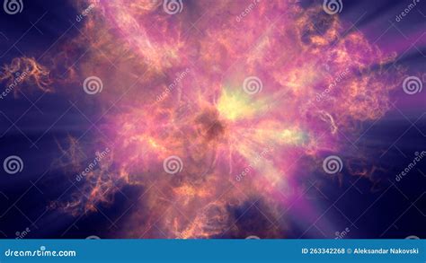 Fire Flame Explosion in Space Stock Illustration - Illustration of ...