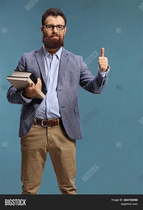 Bearded Male Teacher Image And Photo Free Trial Bigstock