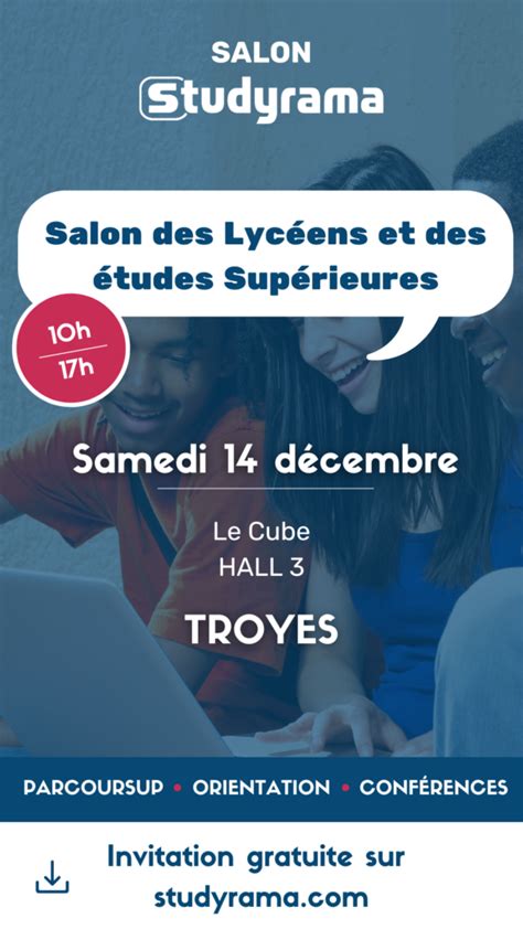 Salon Studyrama Le Cube Troyes