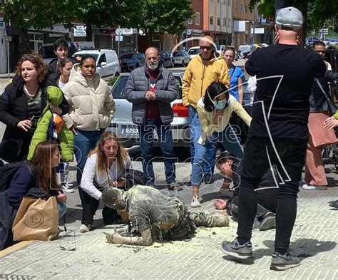 Un Hombre Se Quema A Lo Bonzo En La Calle En Burgos Noticias El D A