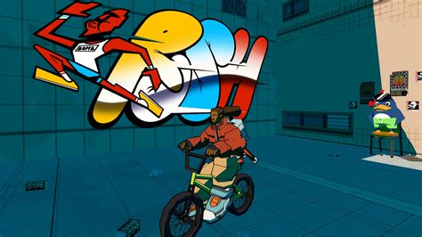 bomb rush cyberfunk review pc gamer