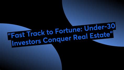 Fast Track To Fortune Under Investors Conquer Real Estate Youtube