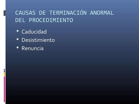 La Terminaci N Del Procedimiento Administrativo Ppt