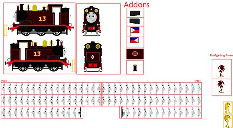 Rob The E2 Tank Engine Sprite Sheet V4 by ROBTHEMAINLINEE2 on DeviantArt