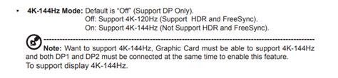 Acer Nitro 27 Can't Set Monitor to 144hz Refresh Rate — Acer Community