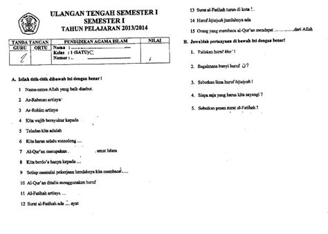 Famous Soal Agama Katolik Kelas Dan Kunci Jawaban Ideas Satu Trik