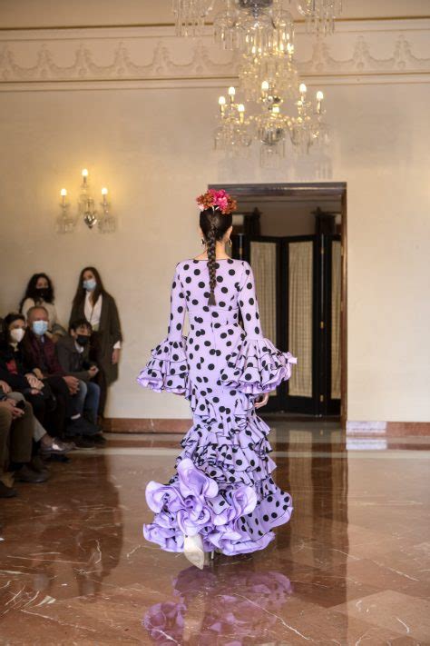 Vestido Flamenca Malva Lunar Negro Hita Y Arcos Cita Previa