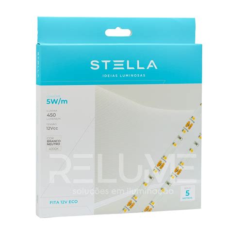 Fita Led Profissional W M K Ip V Lm M Stella Relume