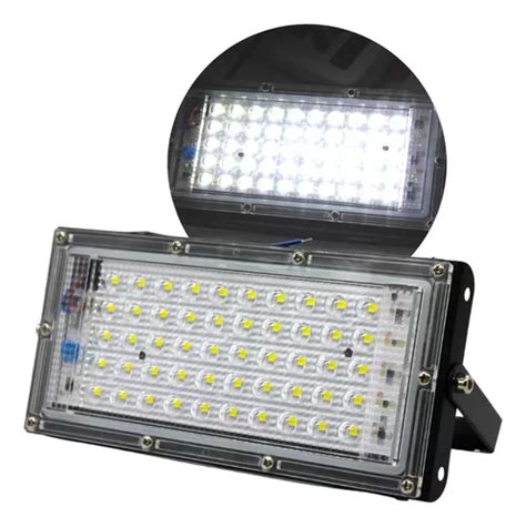 Reflector Lupa De 30w 50 Leds Ip65 Luz Blanca 127v