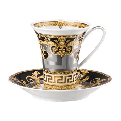 Tasse à café avec soucoupe Versace Prestige Gala de Versace NordicNest fr