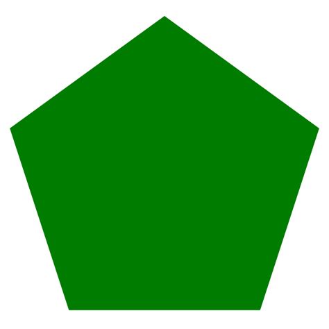 Geometric Pentagon Shape On A Transparent Background 20906687 Png