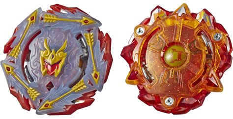 Hasbro Beyblade Burst 2 Pack Turbo Sphere Rise Rudr R5 And Flame X Free