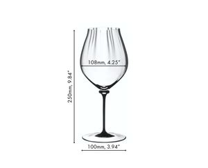 Riedel Fatto A Mano Performance Pinot Noir Black Stem