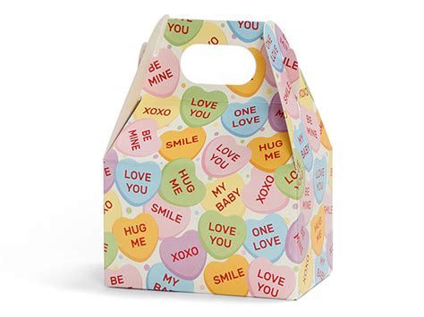 Conversation Hearts Mini Gable Box 4x2 5x2 5 6 Pack Nashville Wraps