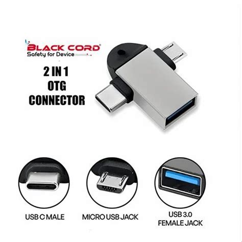 Micro To Type C Otg Connector At Rs 35piece Otg Cable In New Delhi Id 27114628248