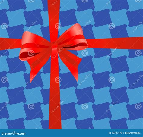 T Wrapping Ribbon Stock Vector Illustration Of Decoration 20707178