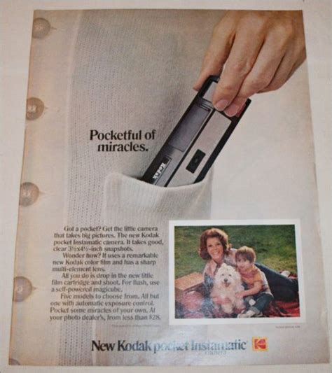 1972 Kodak Pocket Instamatic Camera Ad