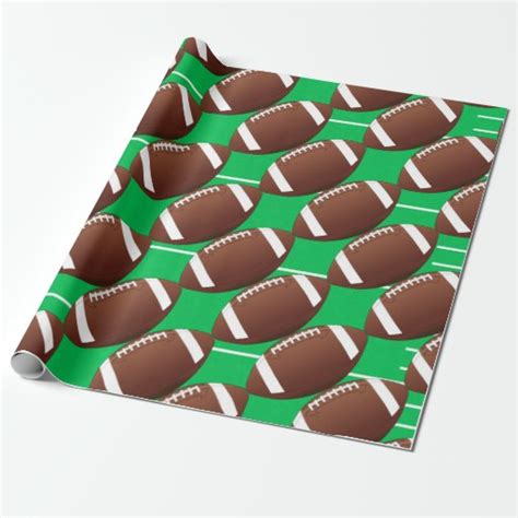 Football Fan Sports Coach Wrapping Paper | Zazzle