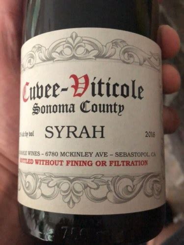 2016 Pax Cuvée Viticole Syrah Vivino US