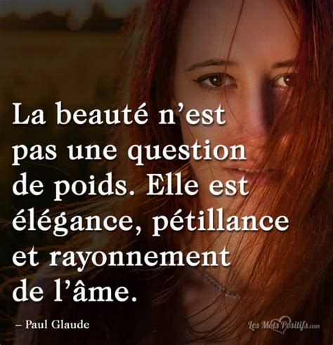 La beauté est un rayonnement de lâme Citation positive et proverbe