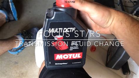 2017 Ford Focus Transmission Fluid Change