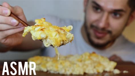 Asmr Mac Cheese Mukbang Real Eating Sounds Youtube