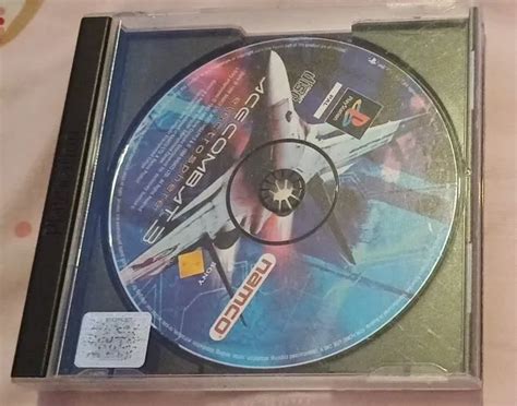 ACE COMBAT 3 Electrosphere PS1 Black Label MANUALE MANCANTE E INTARSIO