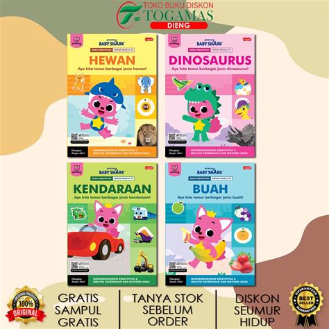 Jual Pinkfong Baby Shark Buku Kreativitas Untuk Paud Tk Buah