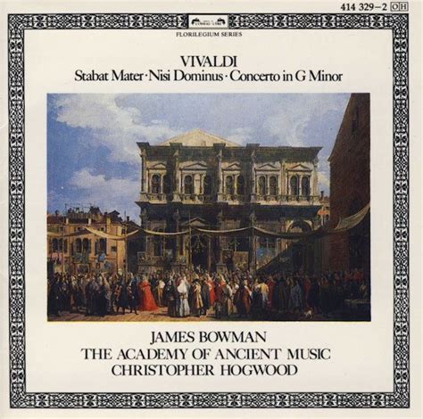 Antonio Vivaldi James Bowman The Academy Of Ancient Music